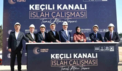 Konya’da Keçili Kanalı Islah Projesi’nin Temeli Atıldı