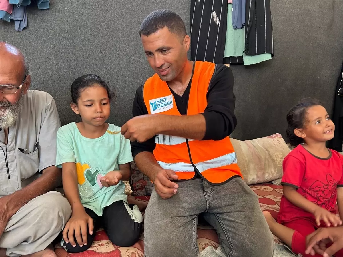 Yedi Başak İnsani Yardım Derneğinin Gazze’deki yardım faaliyetleri sürüyor